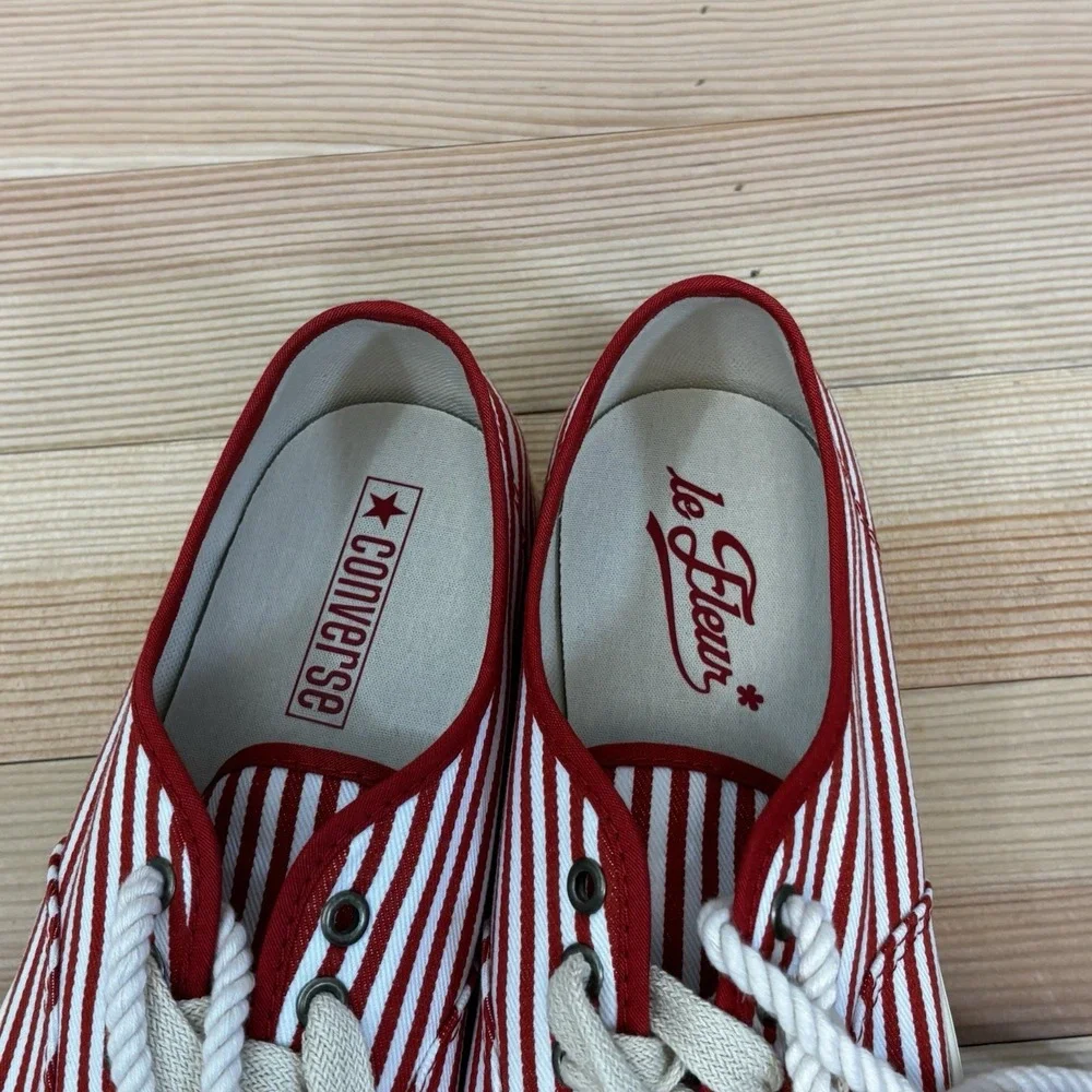 Converse x Golf Le Fleur Naut-1 Low Ox Red Stripe Men's Sz 9  Tyler The Creator - Picture 7 of 10
